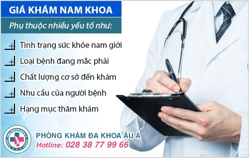 Giá khám ngoại khoa nam giới hết bao nhiêu tiền?