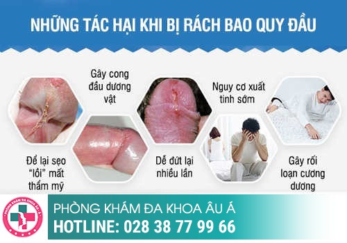 Bị rách da ở vùng kín nam có nguy hiểm không?