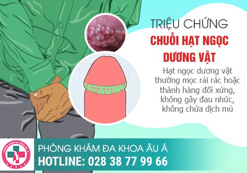 Nổi mụn li ti ở dương vật