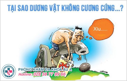 Tại sao dương vật khó cương cứng khi quan hệ